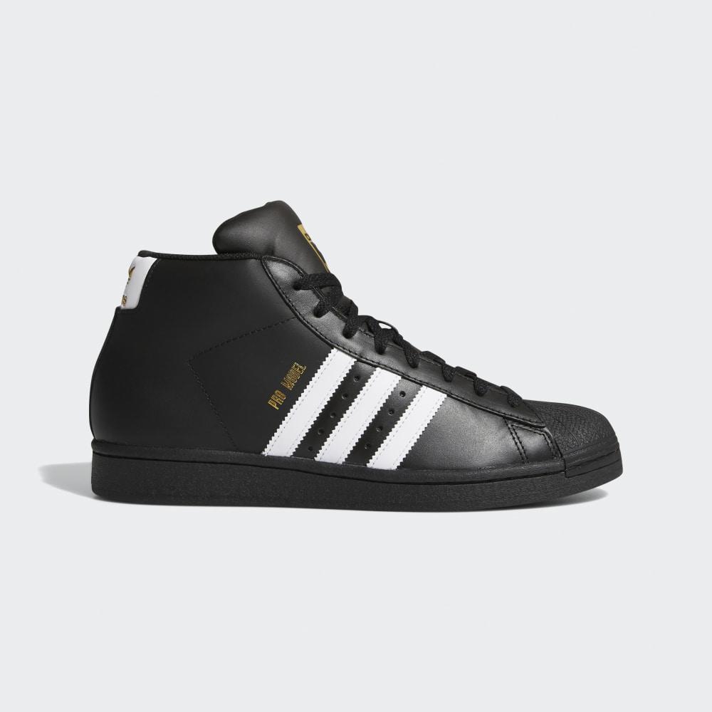Originals Adidas Pro Model Dama Romania - Negrii/Albi/Aurii FV5723